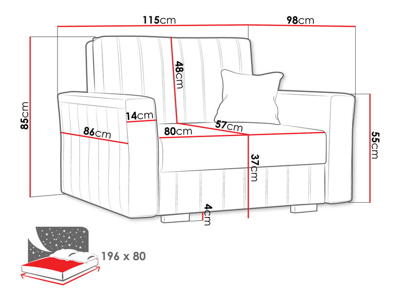 Fotoliu extensibil Octavia I (Kronos 07)