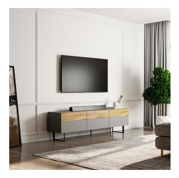 TV stolić/ormarić Sajn (sivi hrast)