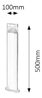 Vanjska svjetiljka Detroit 8143 (nehrđajući čelik)