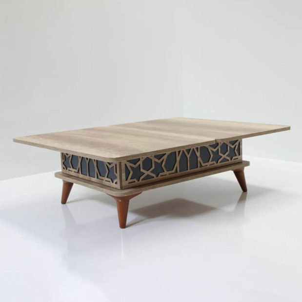 Konferenčný stolík Otta (alaska + modrá)