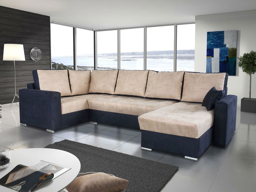 Kutna garnitura U Lambert (bež + crna) (L) 