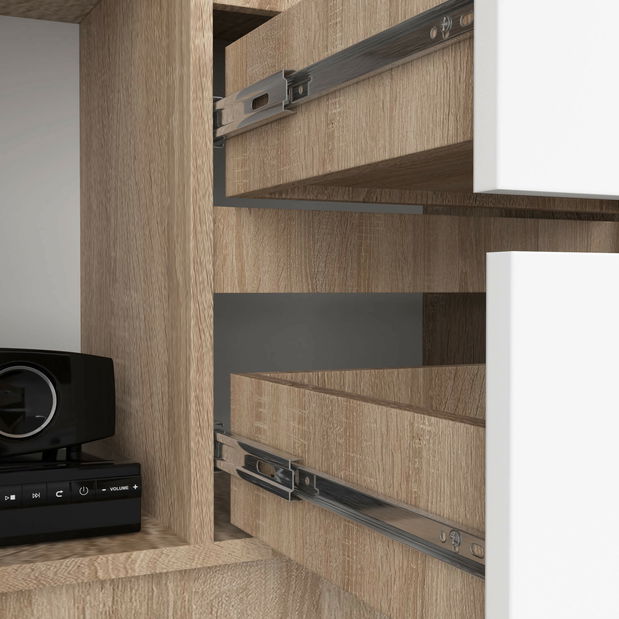 Polc Resolverse (sonoma tölgy + fehér)