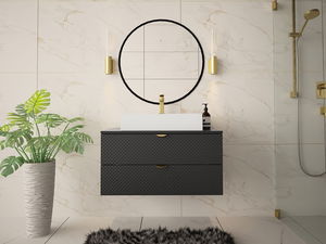 Dulap sub chiuvetă 01 Batierio (Negru)