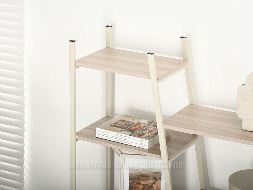 Regál Gecon Reg (popolaváo béžová + krémová)