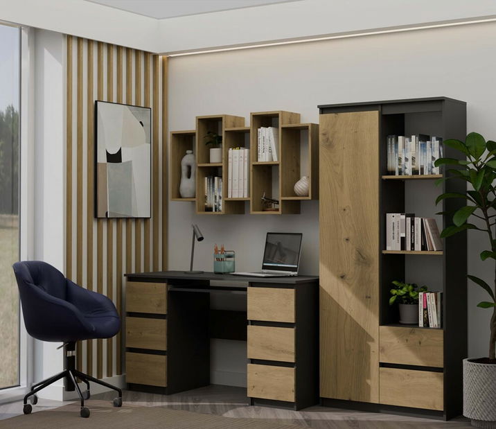 Fali polc Batiscafo 1 (artisan tölgy)