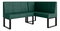 Bancă de colț Bernio 140x200 (verde închis) (D)