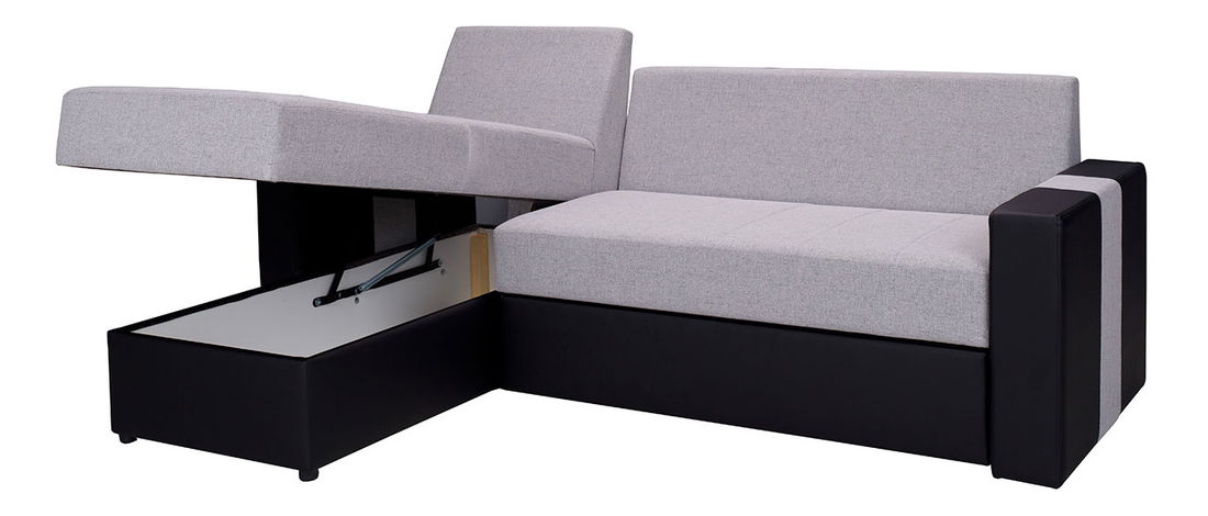 Colțar Niegan (alb + bej)