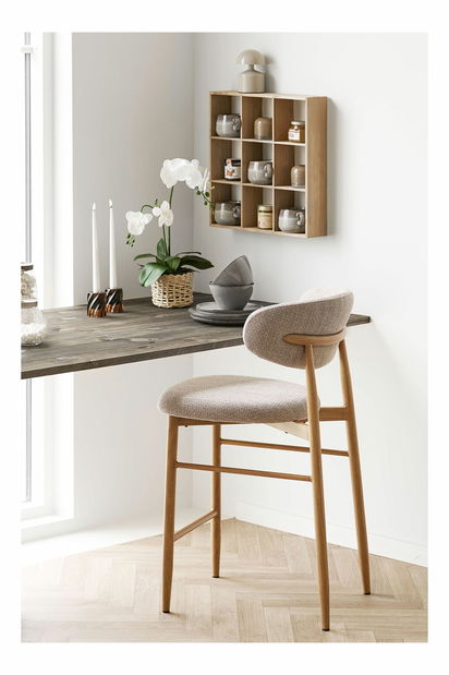 Barová stolička Lsidinaina 2 (piesková + prírodná)
