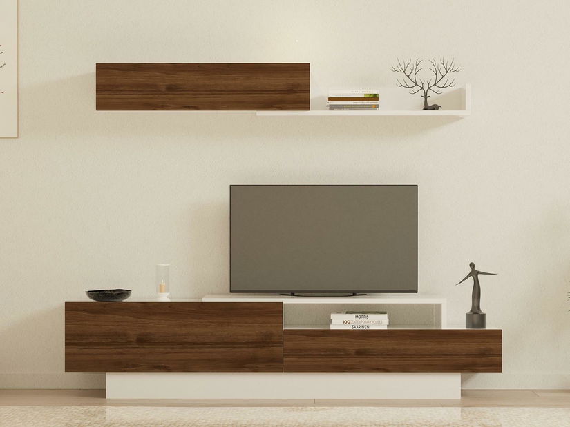 Mobilier living Elda (Alb + Nuc)