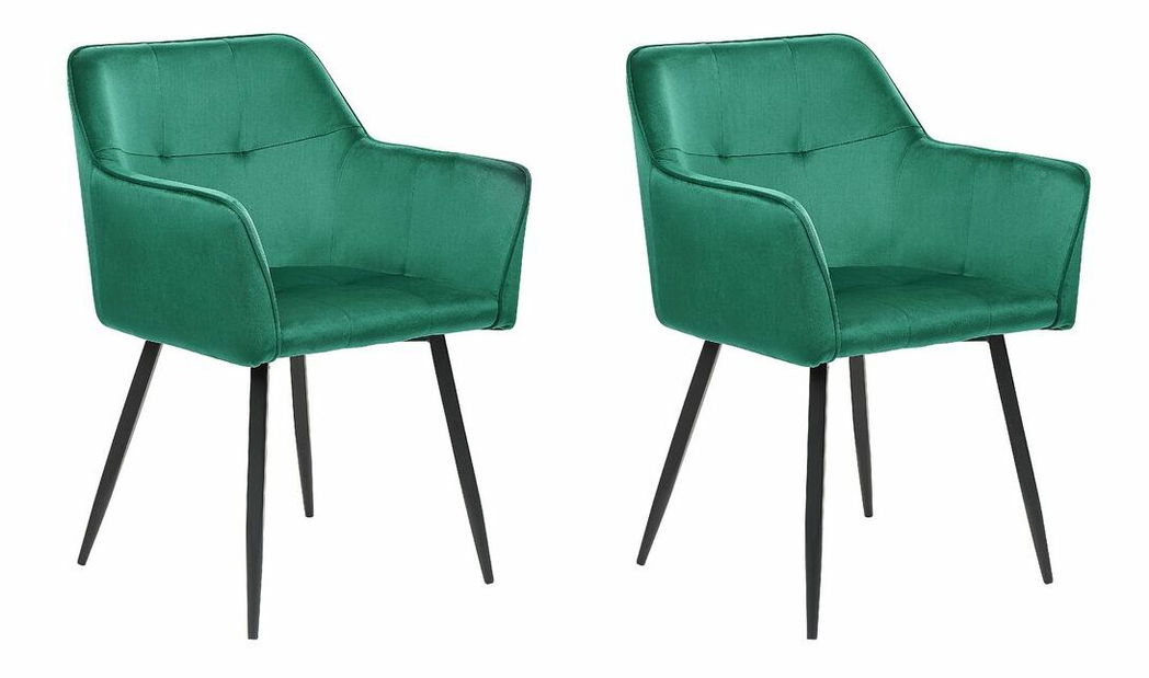 Set 2 buc scaune de sufragerie Jasminka (verde)