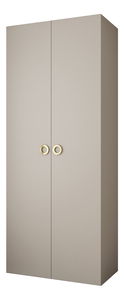 Dulap de haine 100 cm Carmela 50-1 (Cașmir + Auriu)
