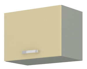 Felső konyhaszekrény Kelyn 50 GU 36 1F (fényes krém + szürke)