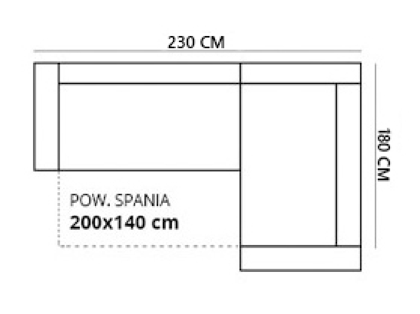 Kutna garnitura Graciana (crna + crvena) (L)