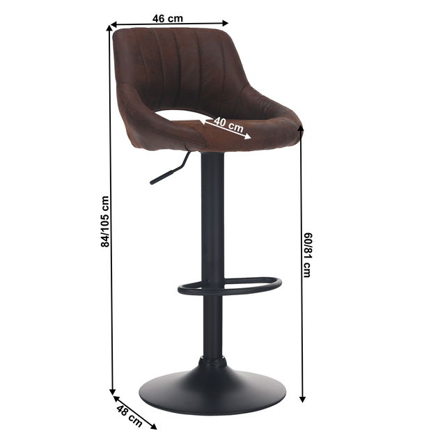 Barska stolica Losarr (smeđa)