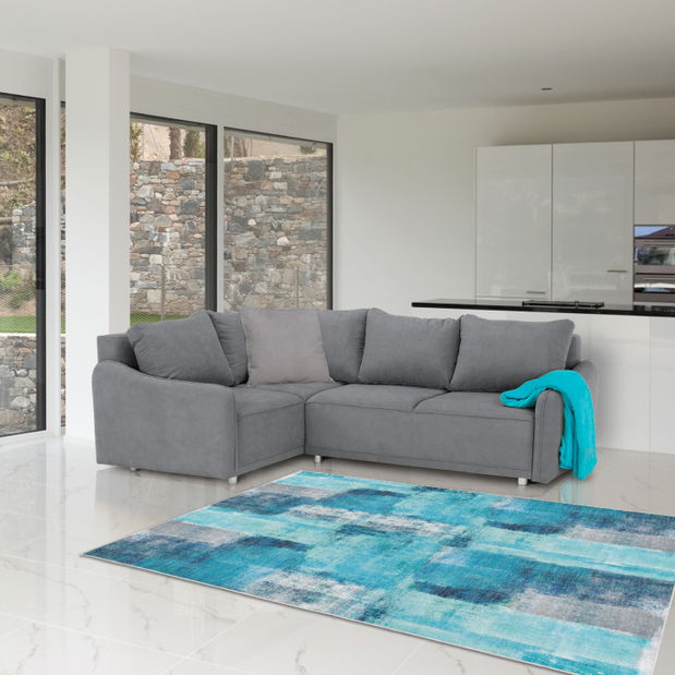 Rohová sedačka Lerat (sivá) (L)