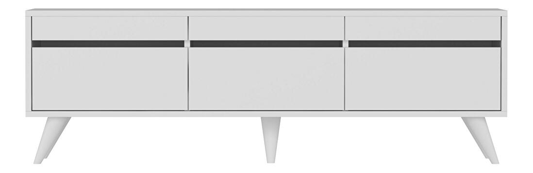 TV asztal/szekrény Siluke (fehér) 
