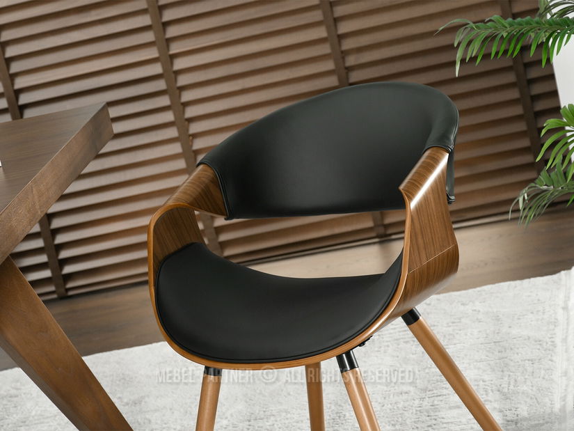 Szék Bjorn K (sötét dió + dió)