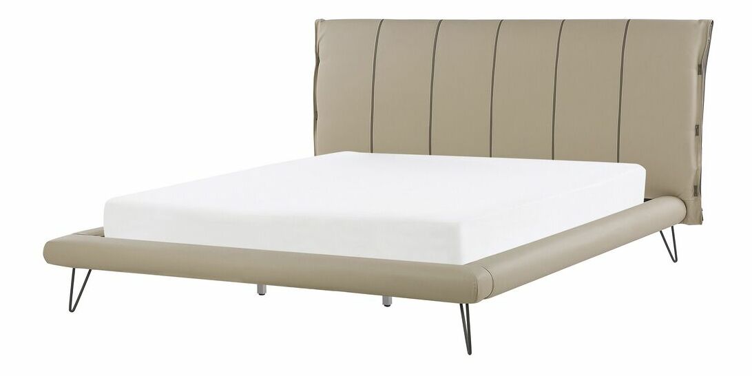 Bračni krevet 180 cm BETTEA (s podnicom) (bež)
