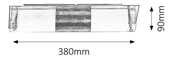 Podhľadové svietidlo Periodic 5808 (chrómová + priehľadná + opálové sklo)