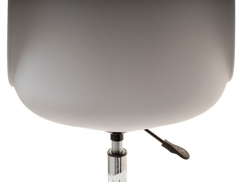 Stolička Large Otoc (biela + čierna + chrómová)