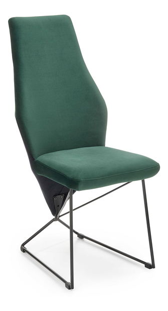 Scaun de sufragerie Kyra (verde închis)