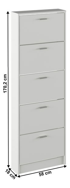 Ormarić za obuću Mobby 15 (bijela)