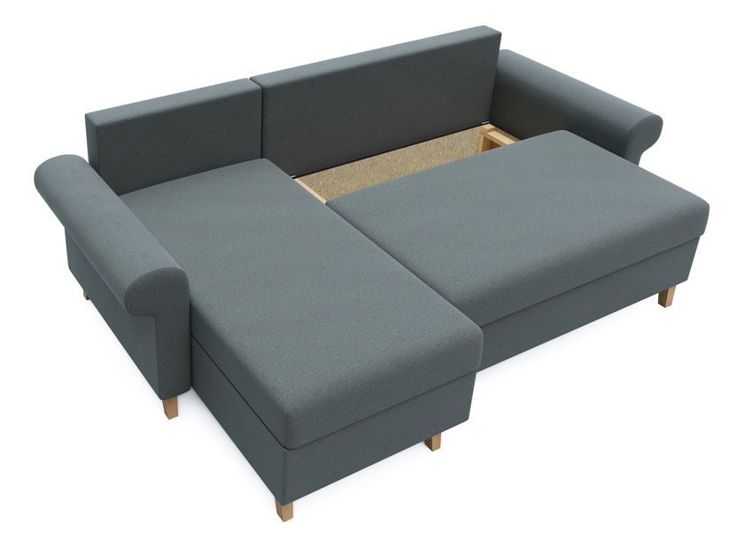 Rohová sedačka Ostrol (sivá) (L)