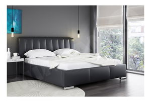 Manželská posteľ 160cm Mundano (čierna)