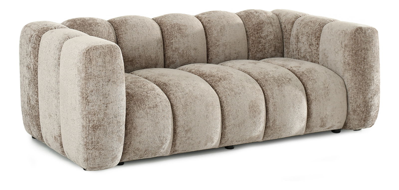 Kétszemélyes kanapé Ocupan (fekete)