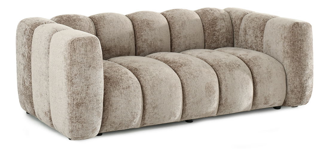 Pohovka dvojsedačka Ocupan (čierna)