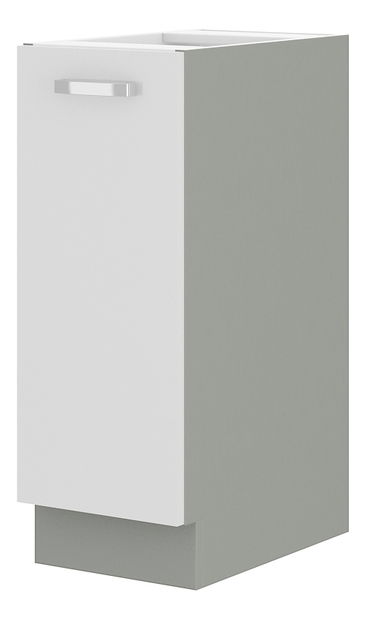 Dulap inferior de bucătărie Brunea 30 D CARGO BB (gri + Alb lucios)