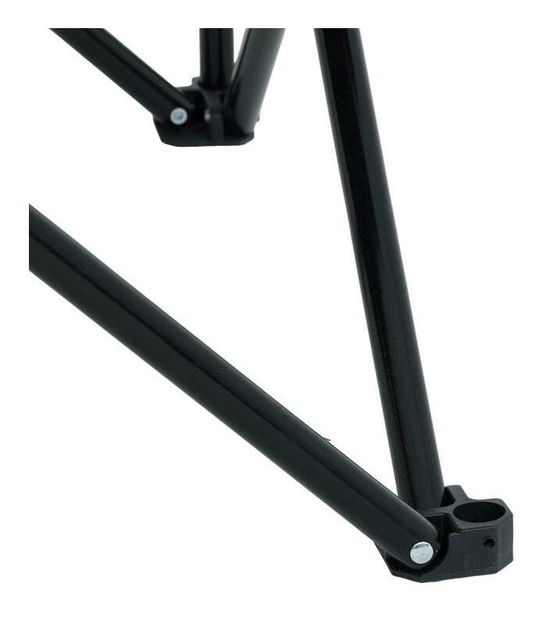 Kempingová stolička Futo (čierna + sivá)