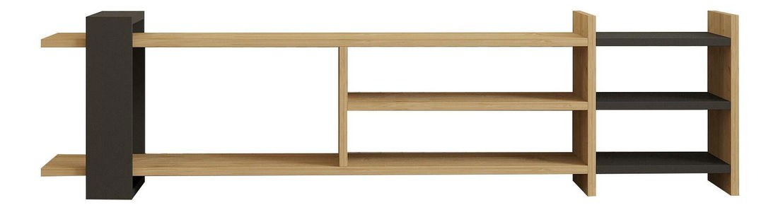 TV stolić Tasake (zafirov hrast + antracit)