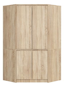 Dulap de haine de colț Sumergible (stejar sonoma)