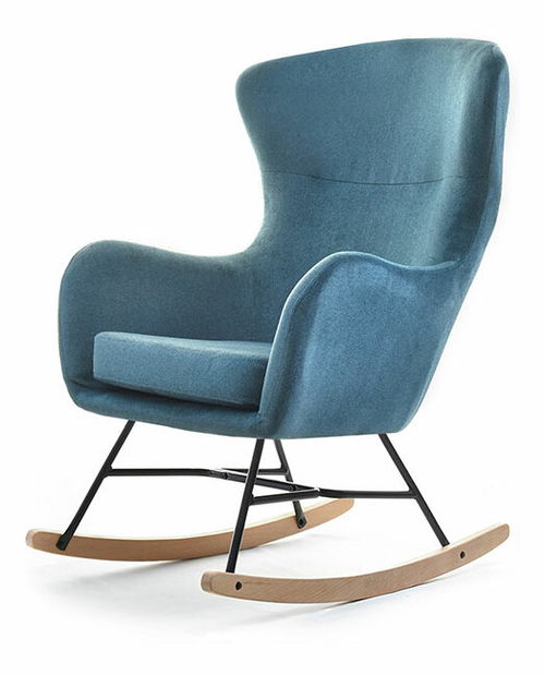 Fotel Nesia (türkiz + fekete)