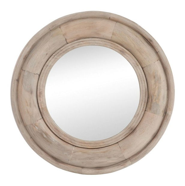 Zrkadlo Jolipa Na stenu (91x5x91cm) (Prírodná)