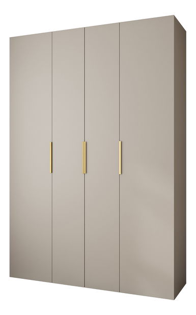Ormar za garderobu 180 cm Carmela 40-4 (kašmir + zlatna)