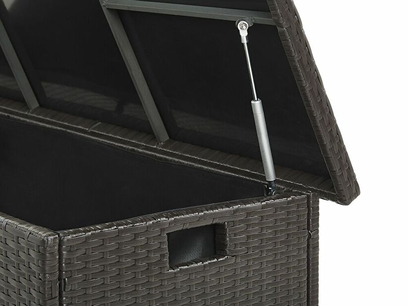 Úložný box 126x46 cm MINTARO (hnedá)