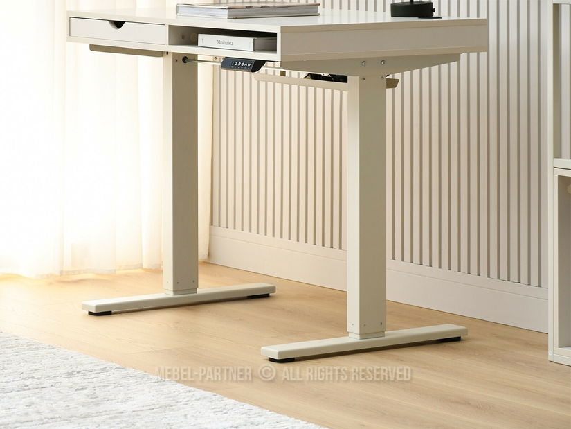 Masă PC cu înălțime reglabilă Occott 100 (crem)