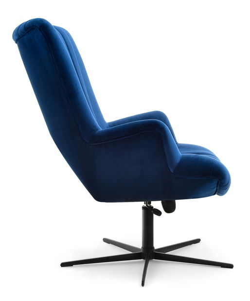 Relax fotel Elesenta (sötétkék + fekete)