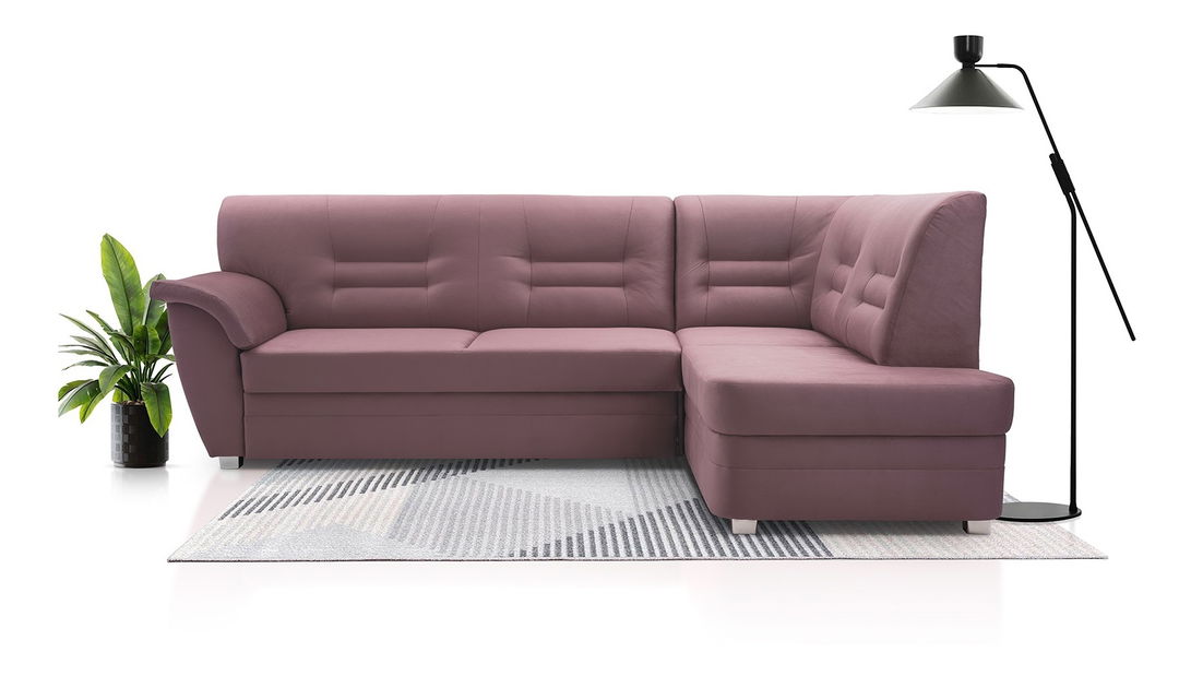 Kutna garnitura- Janeen (ružičasta) (D)