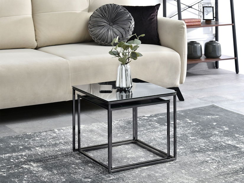 Konzolový stolík Prana Law (čierna)