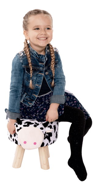 Taburete Miley (alb + negru)