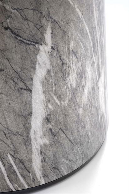 Dohányzóasztal Rosalinde (fehér márvány + szürke márvány)