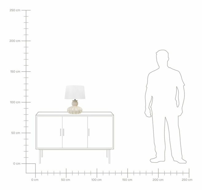 Stolna lampa Malza (bež)