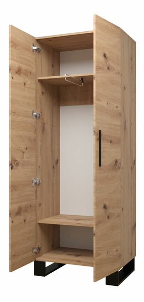 Set mobilier pentru hol Amanda 2 (Stejar artisan + Albastru)