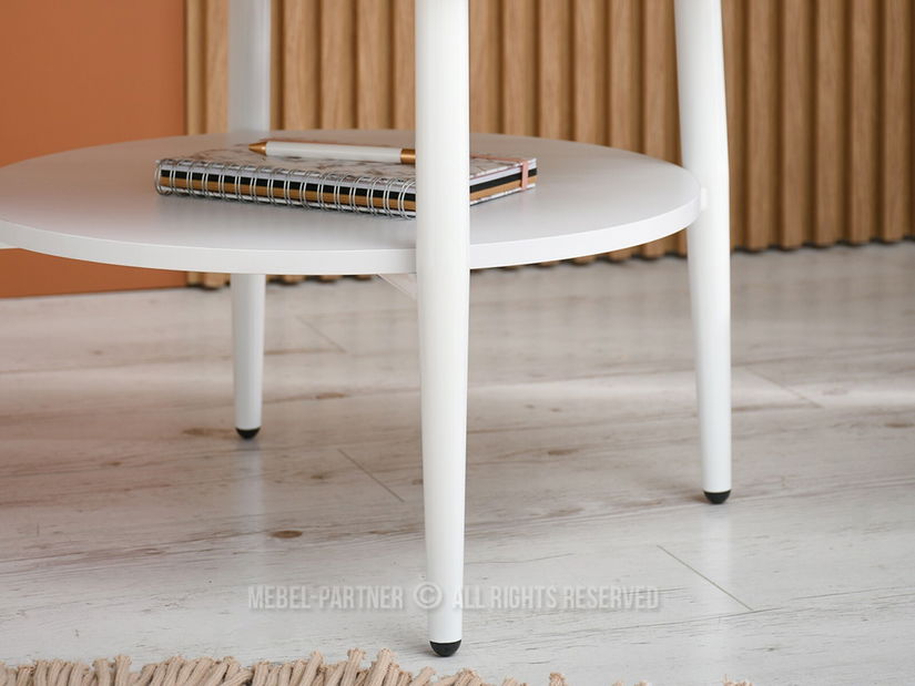 Măsuță de cafea Randolf S (sonoma + alb)