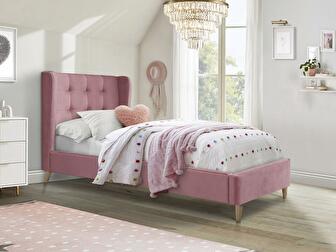 Egyszemélyes ágy 90 cm Espanola (rózsaszín)