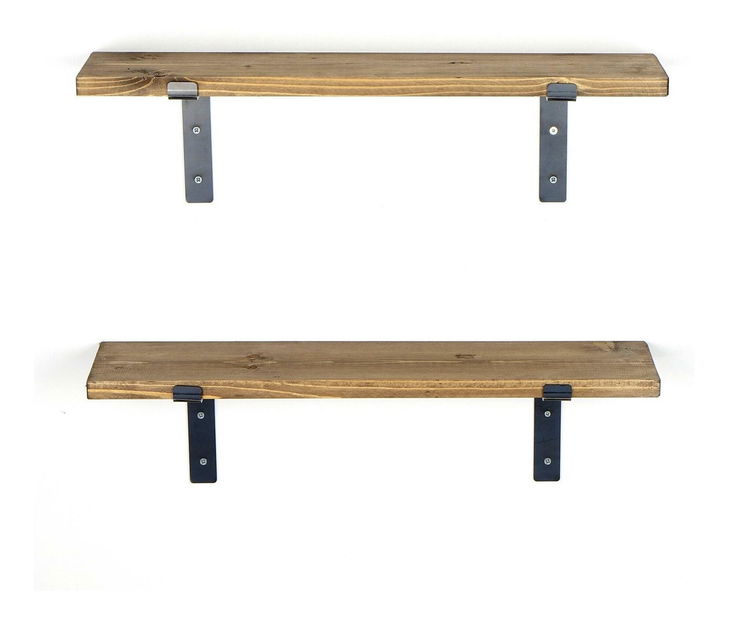 Set 2buc. polițe Dupone 3 (nuc + negru) 