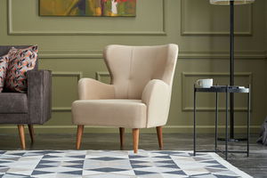 Fotelja za opuštanje Kaveh (krem)